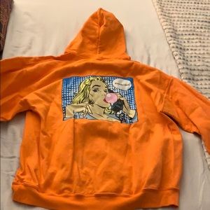 BOYSLIE “what are you going to do” Orange Hoodie